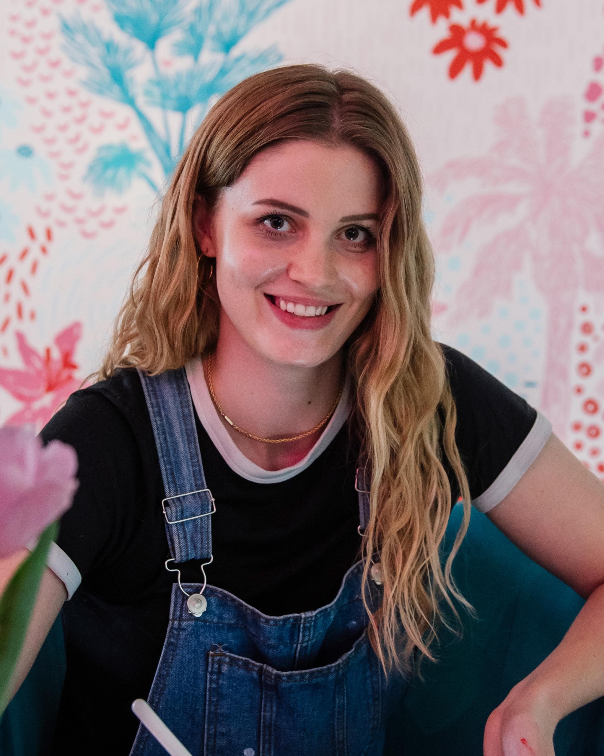 Bridal party portrait of Edith