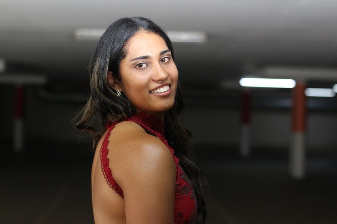 Bridal party portrait of Shawna