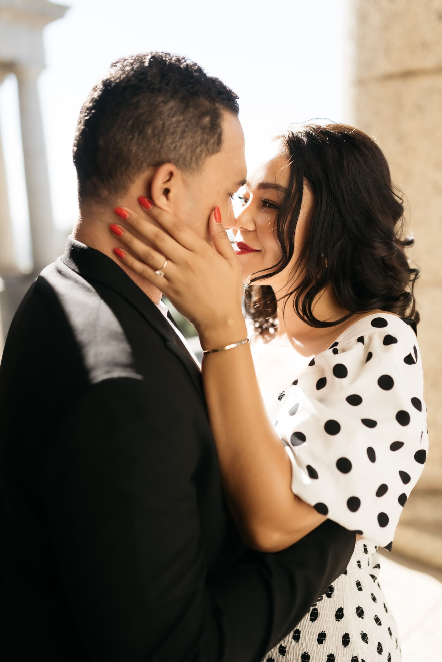 Nicole and Lashca laughing outdoors