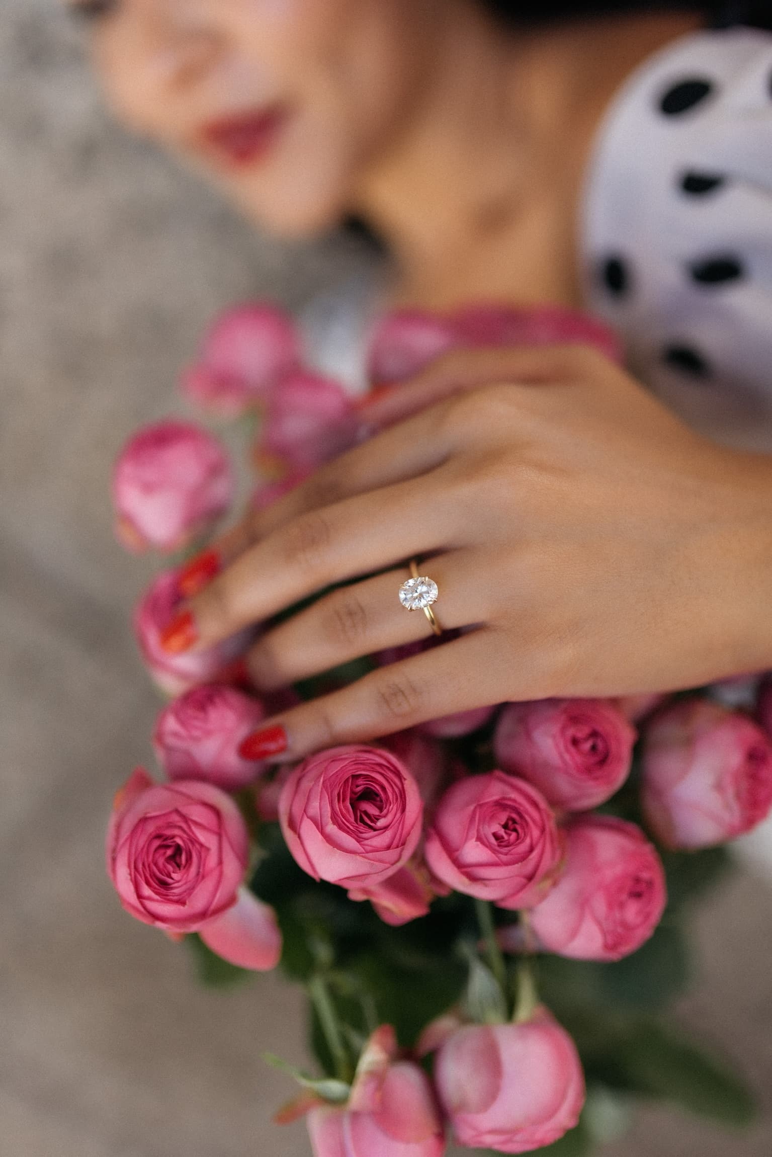 Couple portrait in soft evening light